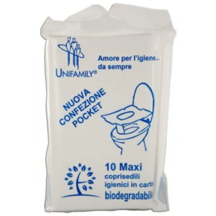 Unifamily Copriwater Biodegradabili 10 Pezzi