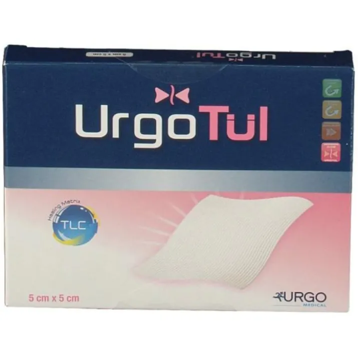 Urgo Urgotul Contact Medicazione 5x5 cm - 10 Pezzi