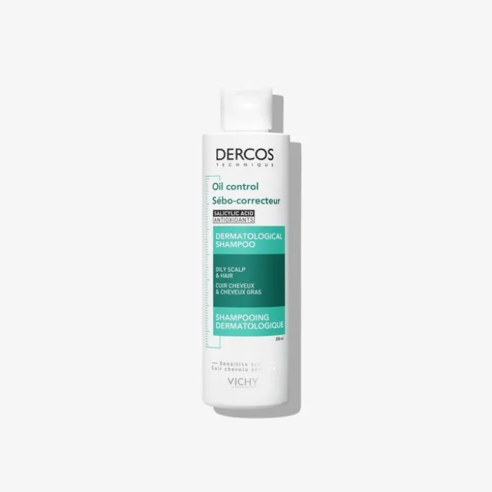 Vichy Dercos Sebo regolatore - Shampoo Trattante avanzato per cuoio capelluto purificato 200ml