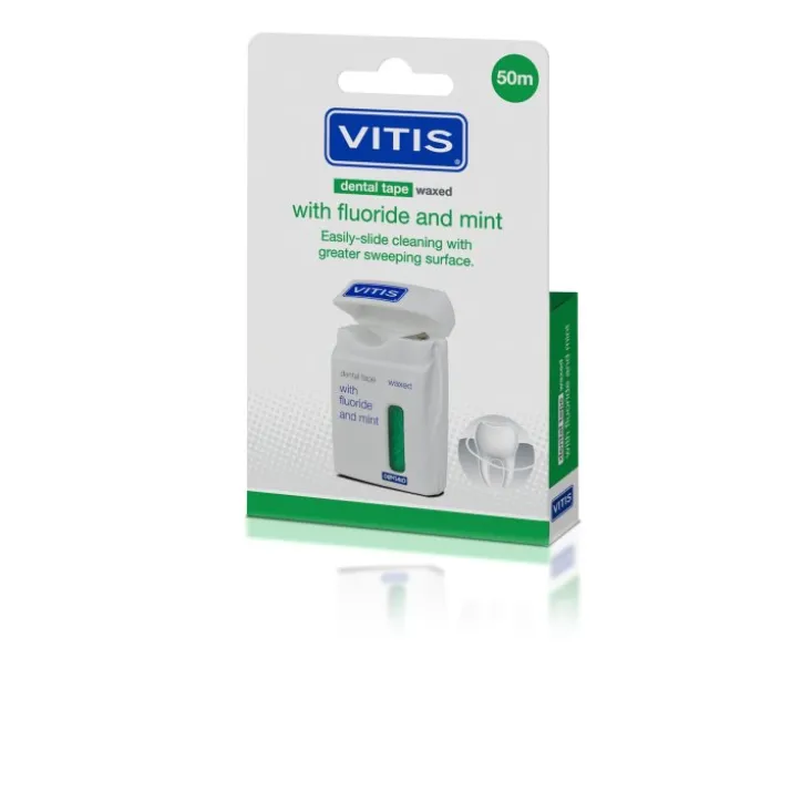 Vitis® dental tape con cera fluoro e menta