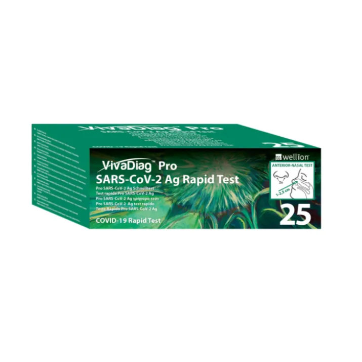 VivaDiag™ Pro SARS-CoV-2 Ag Rapid Test Wellion 25 Test