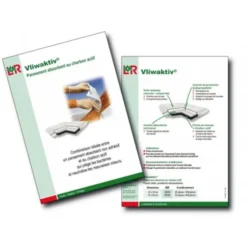 Vliwaktiv Compressa Assorbente al Carbone Attivo e Tampone con Argento 10x10cm 20 Medicazioni