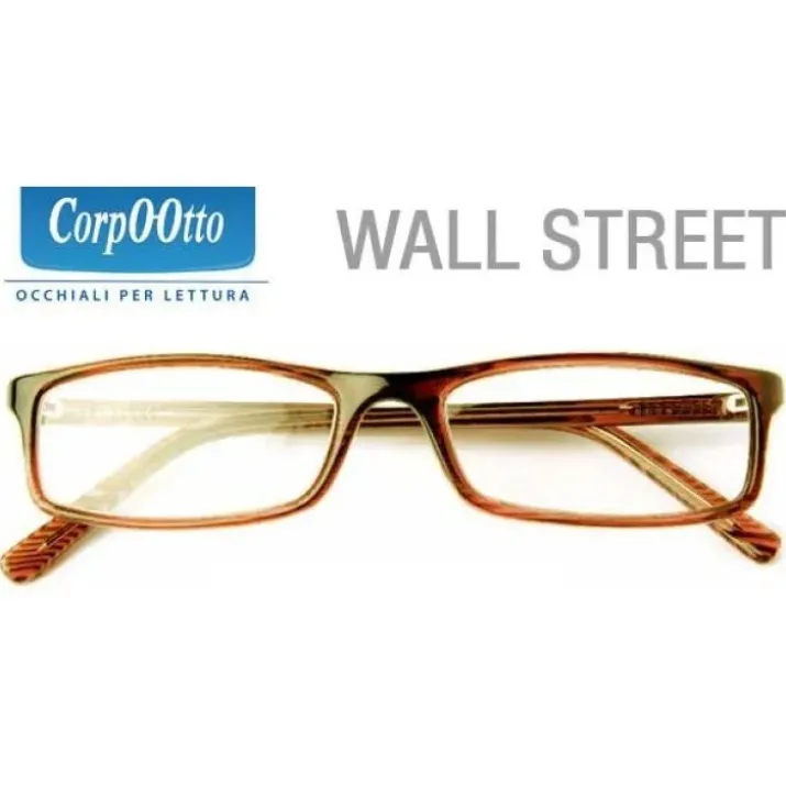 Wall Street Occhiali Da Lettura +1.0 Brown Corpootto