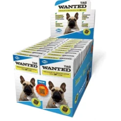 Wanted Tag Medaglietta Identificativa con QR Code - Medaglietta
