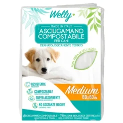 Welly™ Asciugamano Compostabile M 3 Pezzi