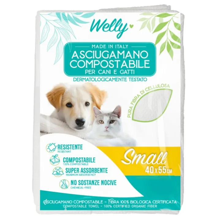 Welly™ Asciugamano Compostabile S 3 Pezzi
