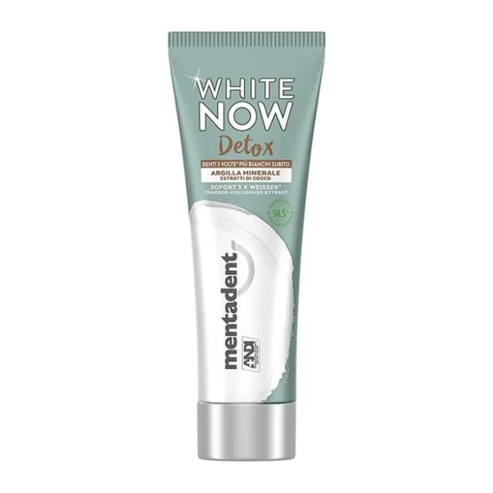 White Now Detox Dentifricio Mentadent 75ml