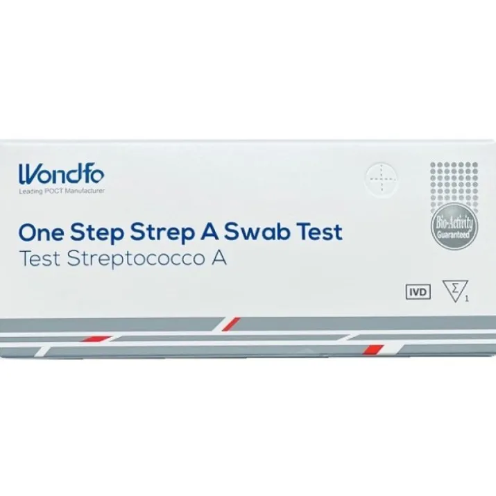 Wondfo Test Autodiagnostico Streptococco A Tampone Faringeo