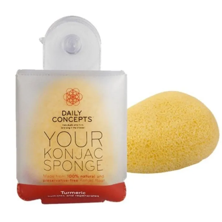 Your Konjac Spugna Curcuma Daily Concept