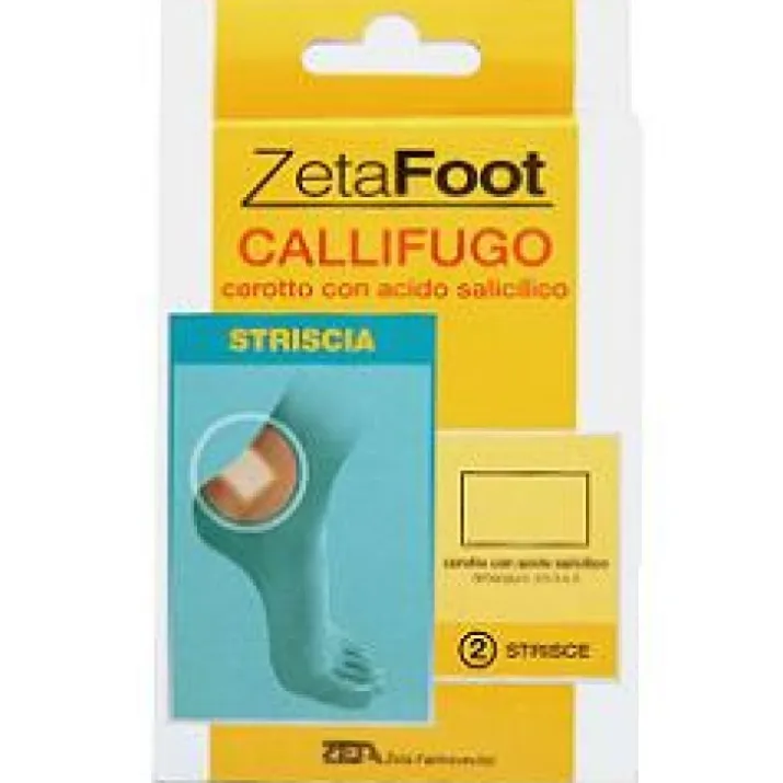 ZetaFoot Callifugo Striscia Zeta Farmaceutici 2 Pezzi