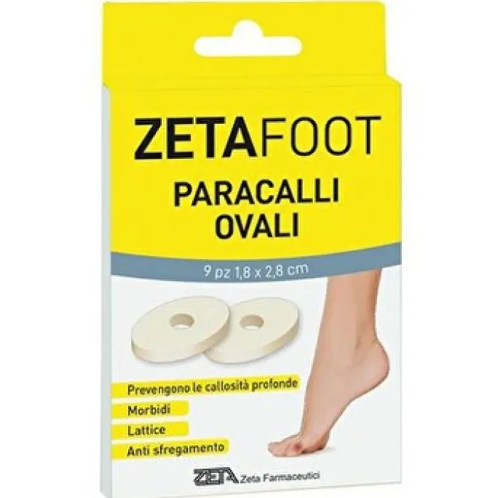 Zeta Foot Paracalli Ovali Zeta Farmaceutici 9 Pezzi