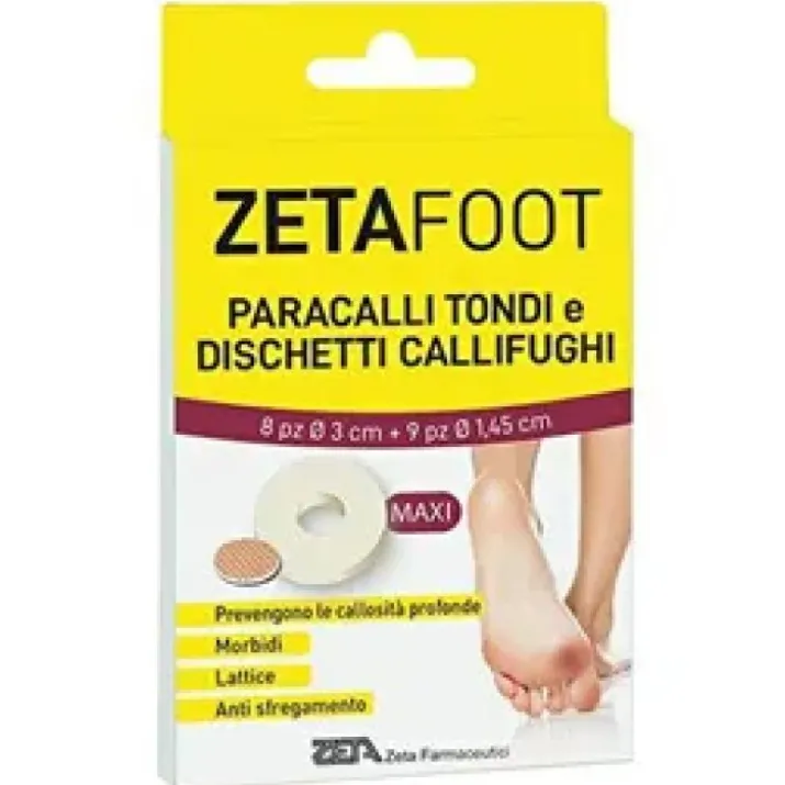 Zeta Foot Paracalli Tondi E Dischetti Callifughi ZETA 8+9 Pezzi